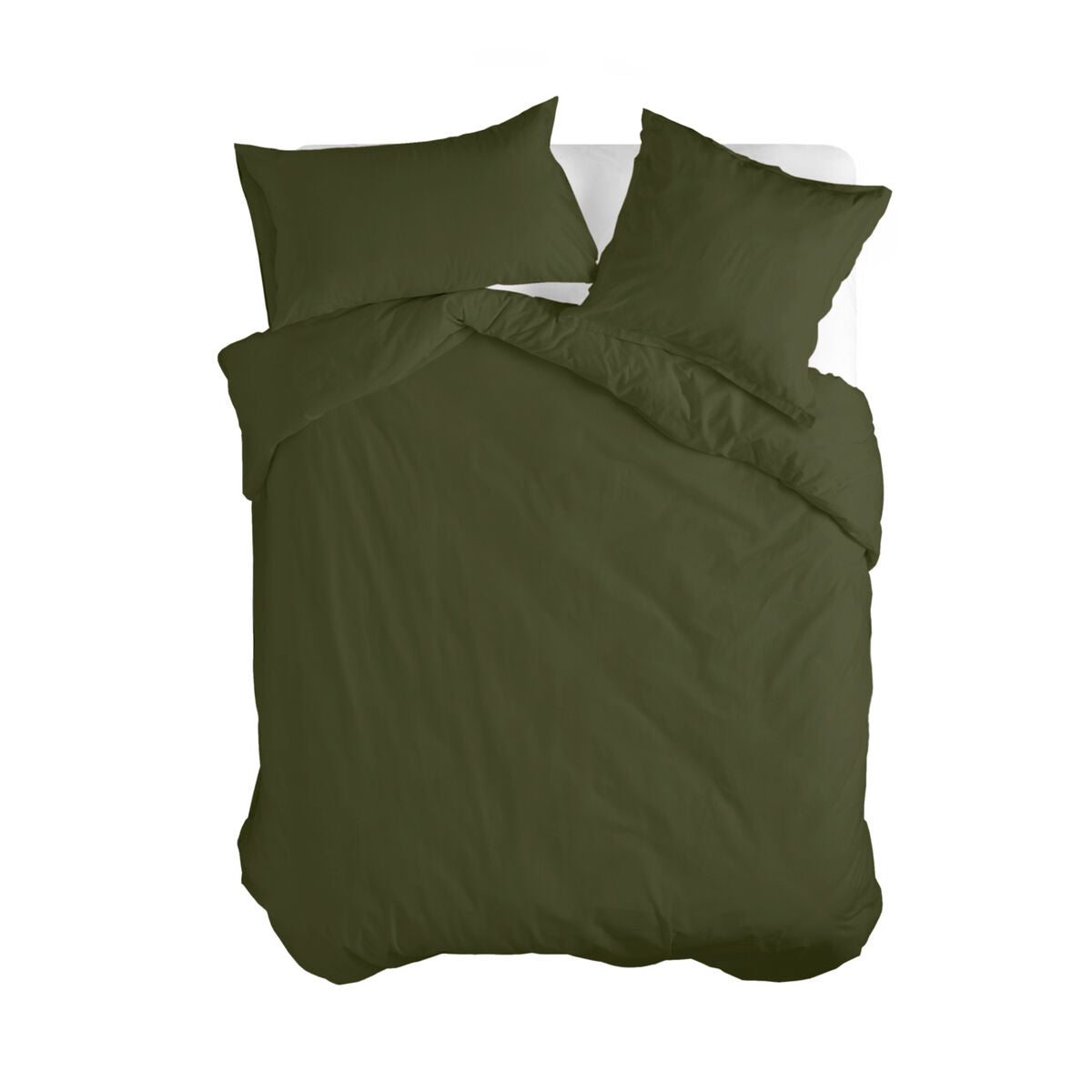 HappyFriday Basic Green Duvet Cover 140 x 200 cm