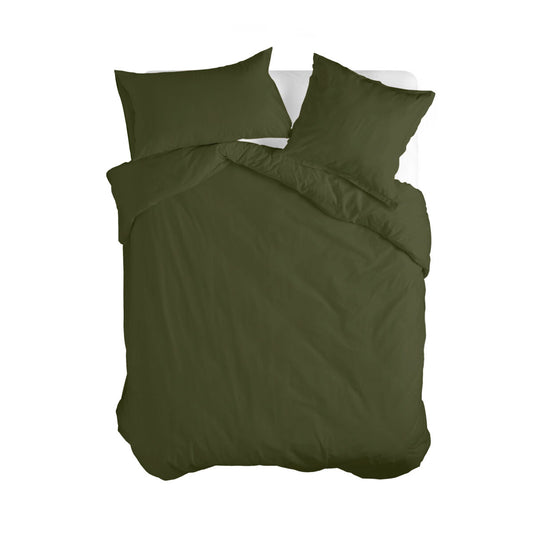 HappyFriday BASIC Green Duvet Cover 260 x 220 cm