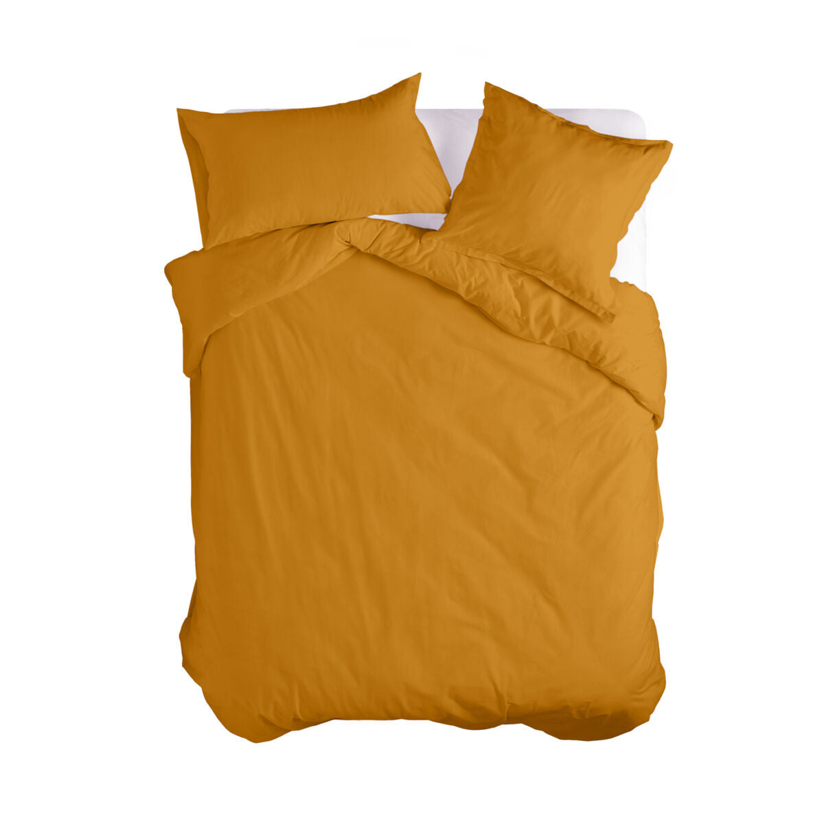 HappyFriday Basic Mustard Duvet Cover 180 x 220 cm