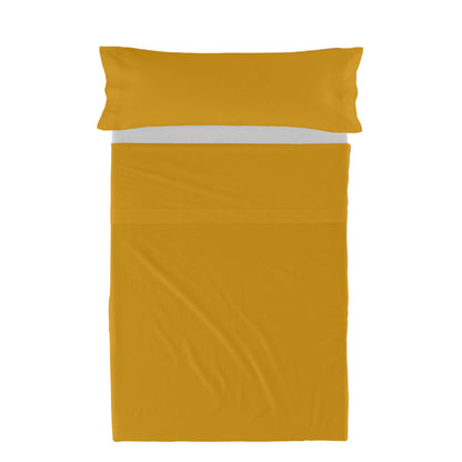 HappyFriday BASIC KIDS Mustard Sheet Set 80/90 Bed 2 Pieces