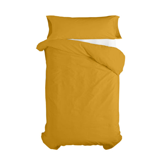 HappyFriday Basic Kids Mustard Duvet Cover Set 80/90 Bed 2 Pieces