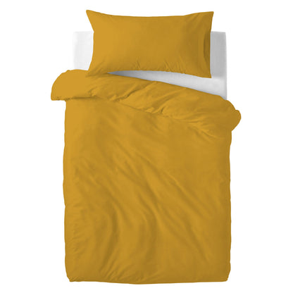 HappyFriday Basic Kids Mustard Baby Crib Duvet Cover Set 2 Pieces