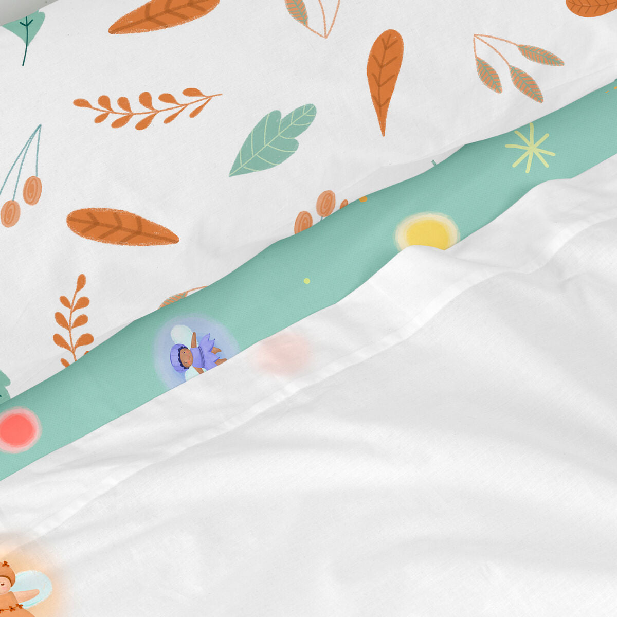 HappyFriday Mr Fox Dreaming Multicolor Bed Sheet Set 105 2 Pieces