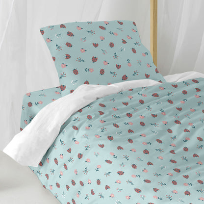 HappyFriday Mini Caterpillars Multicolor Duvet Cover Set 80 Bed 2 Pieces