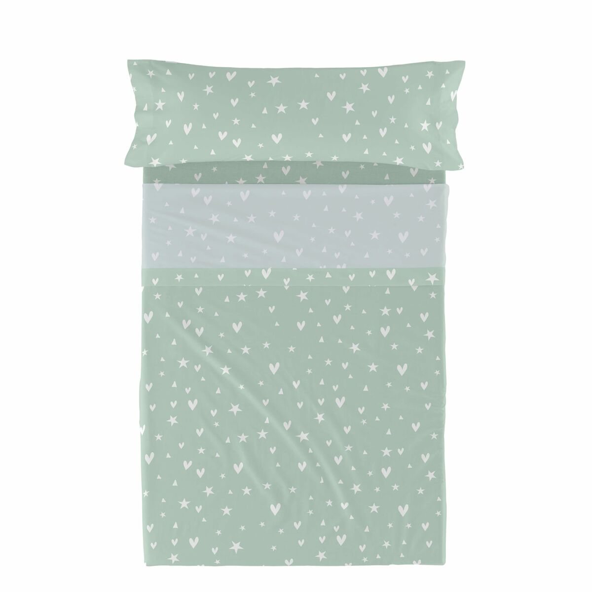 Juego de Sábanas HappyFriday HF Mini Fairy Dust Multicolor Cama de 105 2 Piezas