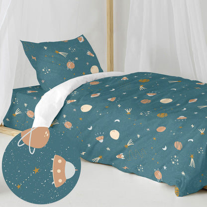 HappyFriday Mini Universe Duvet Cover Set Multicolour 80cm Bed 2 Pieces