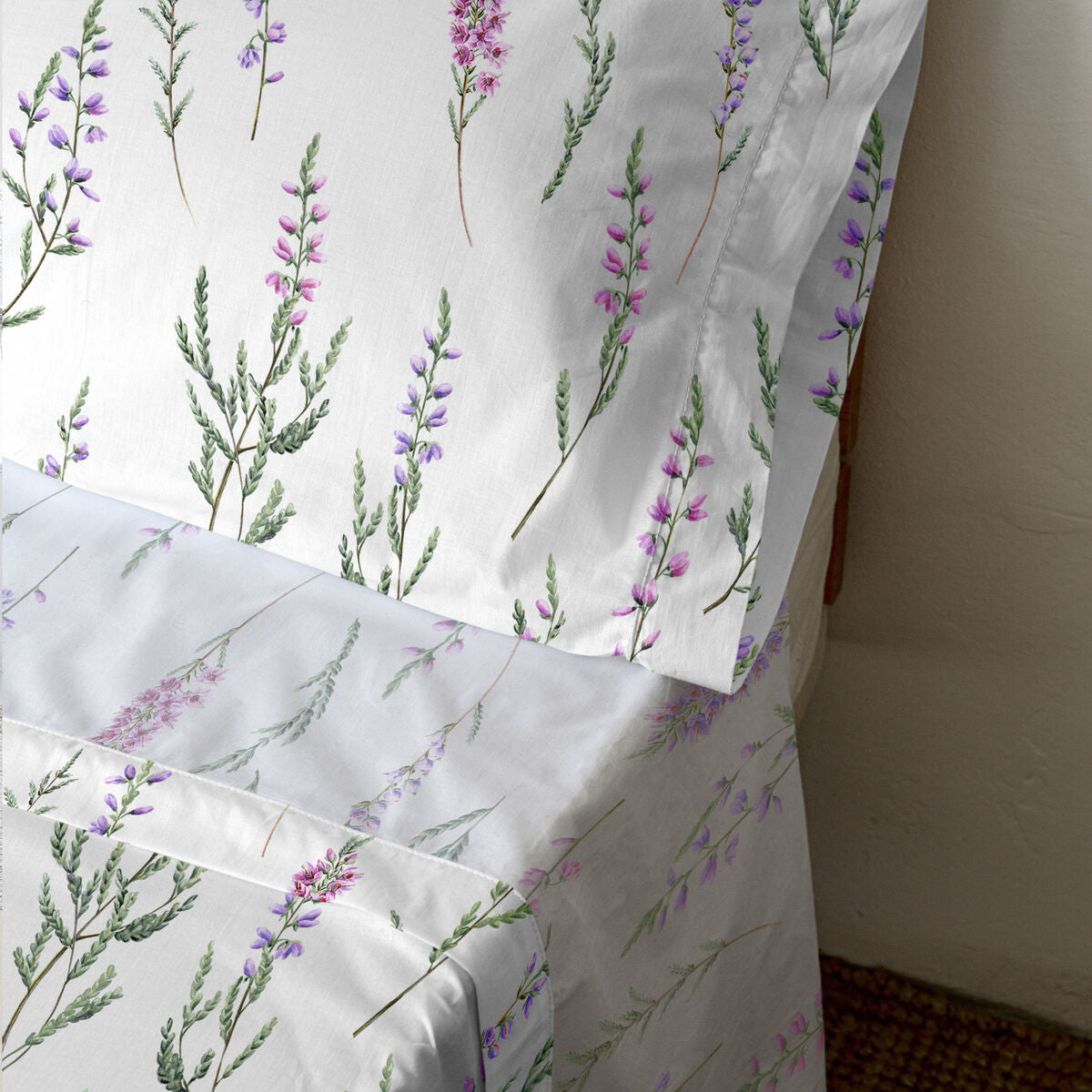 HappyFriday Lavender Multicolor Sheet Set 80/90 Bed