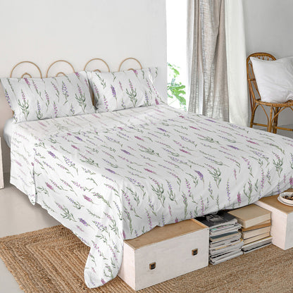 HappyFriday Lavender Multicolor Sheet Set 150/160 Bed