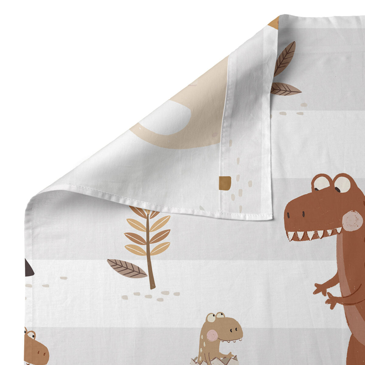 Moshi HappyFriday Moshi Dino family Multicolor Baby Crib Sheet Set 2 Pieces