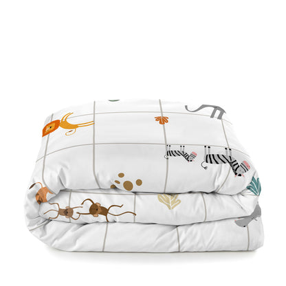 HappyFriday Mini Savanna Duvet Cover Set Multicolour 80cm Bed 2 Pieces