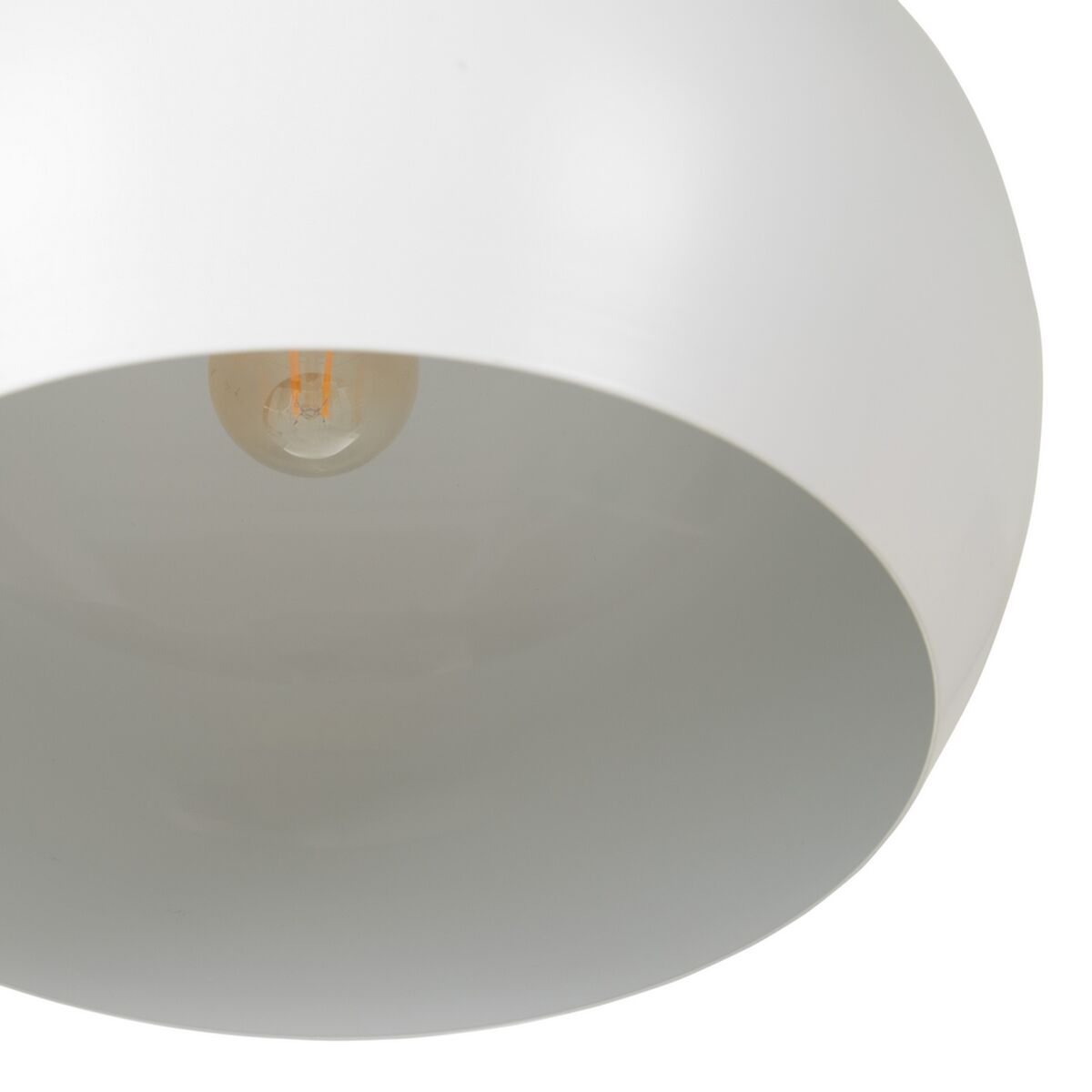 Ceiling Lamp 38 x 38 x 22 cm White Aluminum