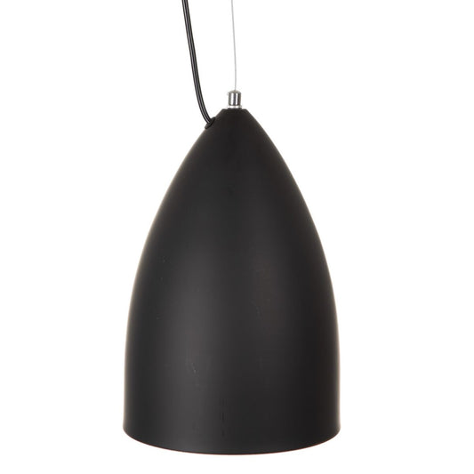 Black Aluminum Ceiling Lamp 20 x 20 x 30 cm