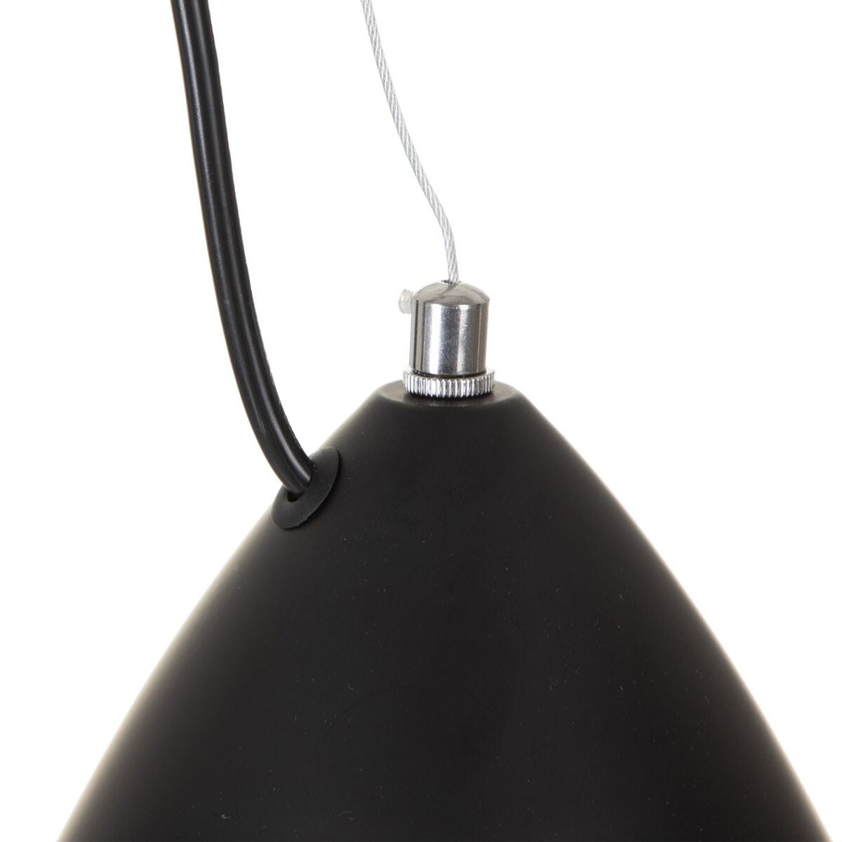 Black Aluminum Ceiling Lamp 20 x 20 x 30 cm