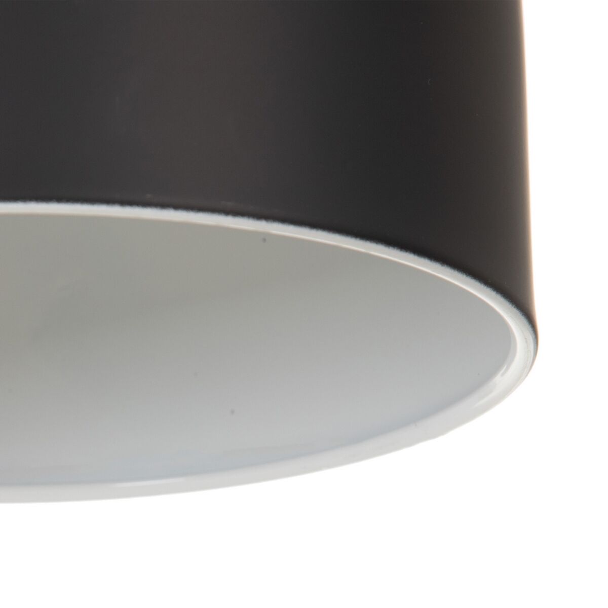 Black Aluminum Ceiling Lamp 20 x 20 x 30 cm