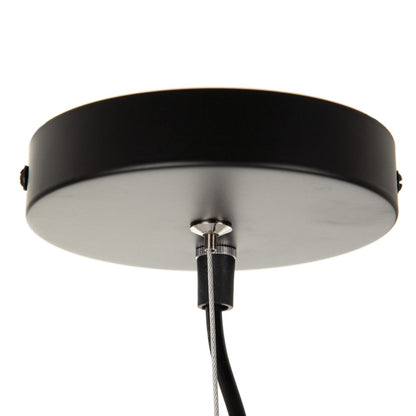 Black Aluminum Ceiling Lamp 20 x 20 x 30 cm