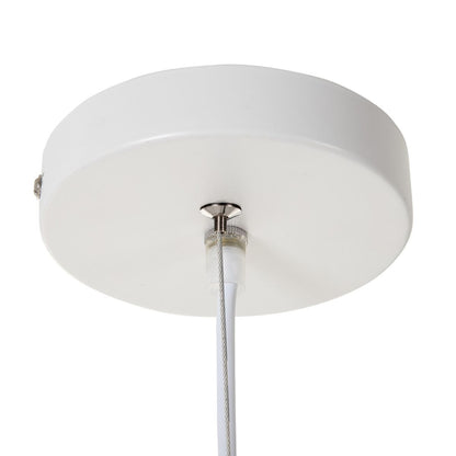 White Aluminum Ceiling Lamp 20 x 20 x 30 cm