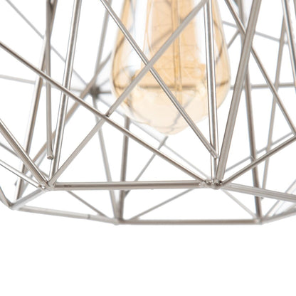 Ceiling Lamp 30 x 30 x 36 cm Silver Metal