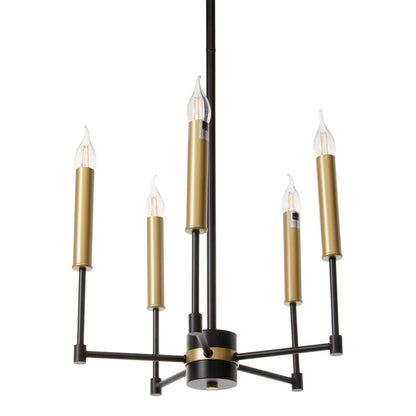 Ceiling Lamp 40.5 x 43 x 33 cm Black Gold Metal