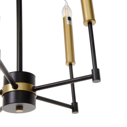 Ceiling Lamp 40.5 x 43 x 33 cm Black Gold Metal