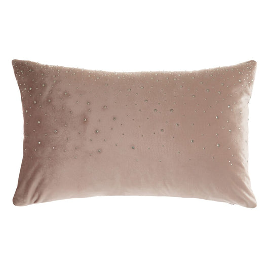 Pink Velvet Cushion 50 x 30 cm