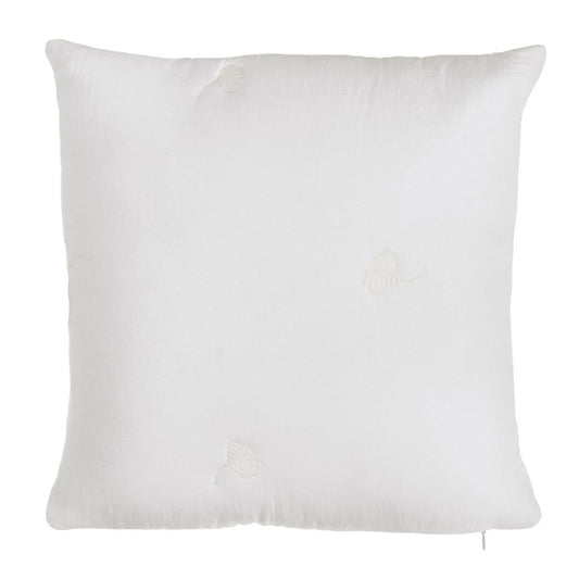 Cream Cushion 40 x 40 cm Square Floral