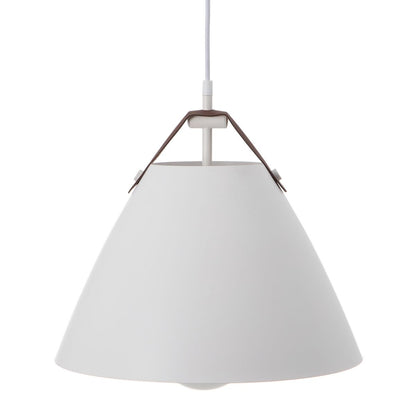 White Metal Ceiling Lamp Ø 13 cm 36 x 36 x 38 cm