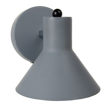 Wall Lamp 13 x 15.5 x 14 cm Grey Metal