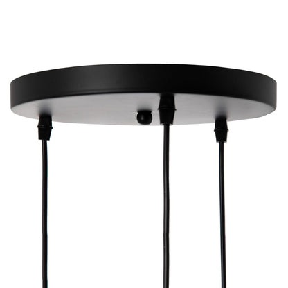 Ceiling Lamp 36 x 36 x 130 cm Black Gold Metal Ø 18.5 cm