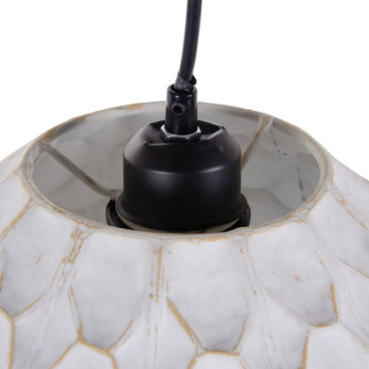 Ceiling Lamp 35.5 x 35.5 x 30 cm White Metal