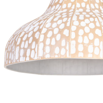 Ceiling Lamp 36.5 x 36.5 x 19 cm White Metal