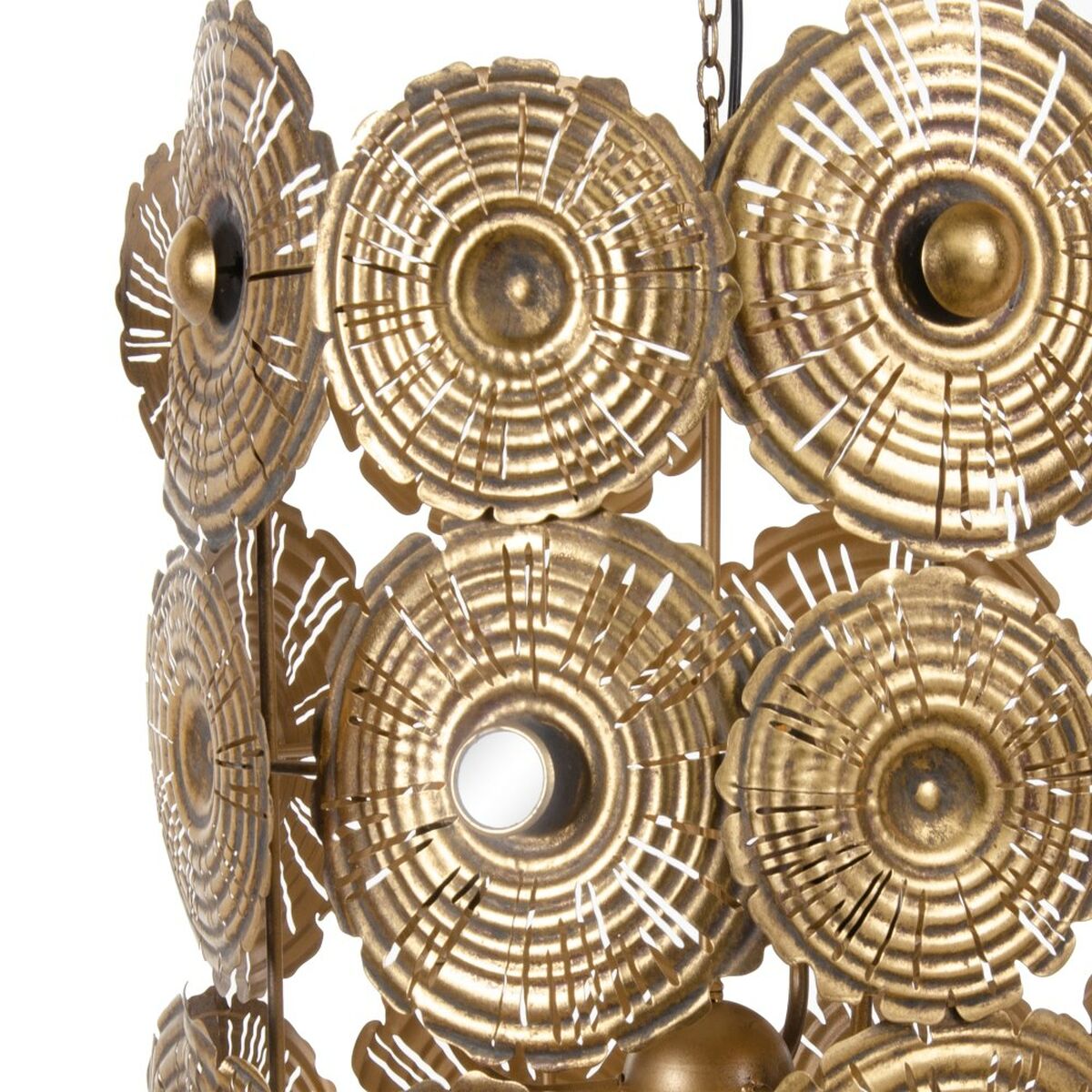 Ceiling Lamp 50 x 50 x 65 cm Gold Metal