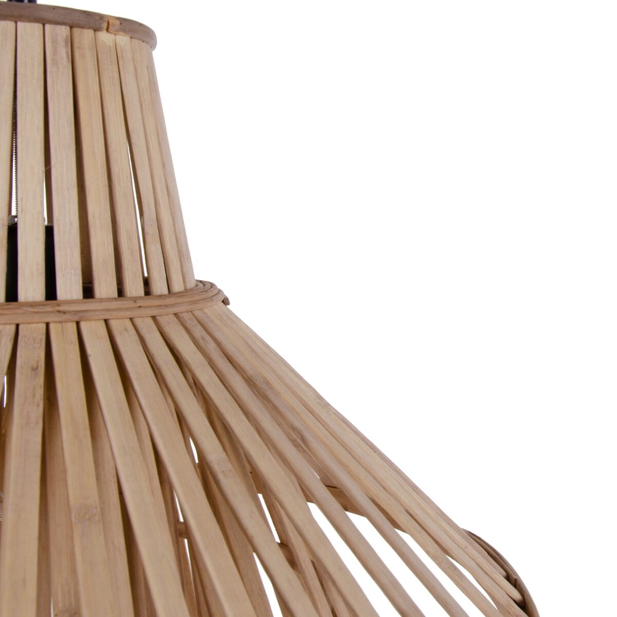 Ceiling Lamp 53 x 53 x 54 cm Natural Black Bamboo 220 V 240 V