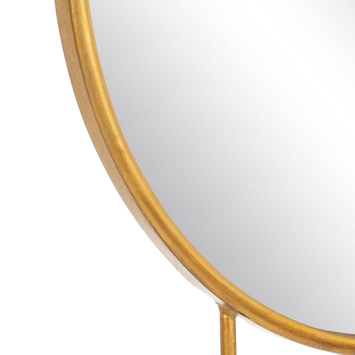 Wall Mirror 76 x 6 x 104 cm Gold Metal