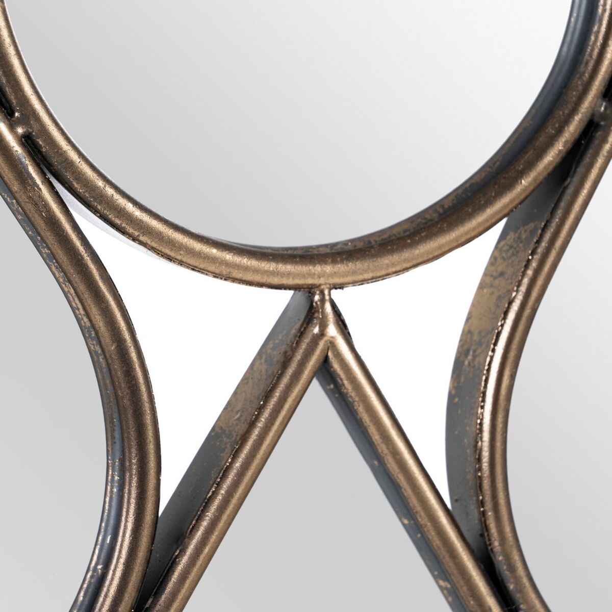 Wall Mirror 65 x 2.5 x 72.5 cm Gold Metal