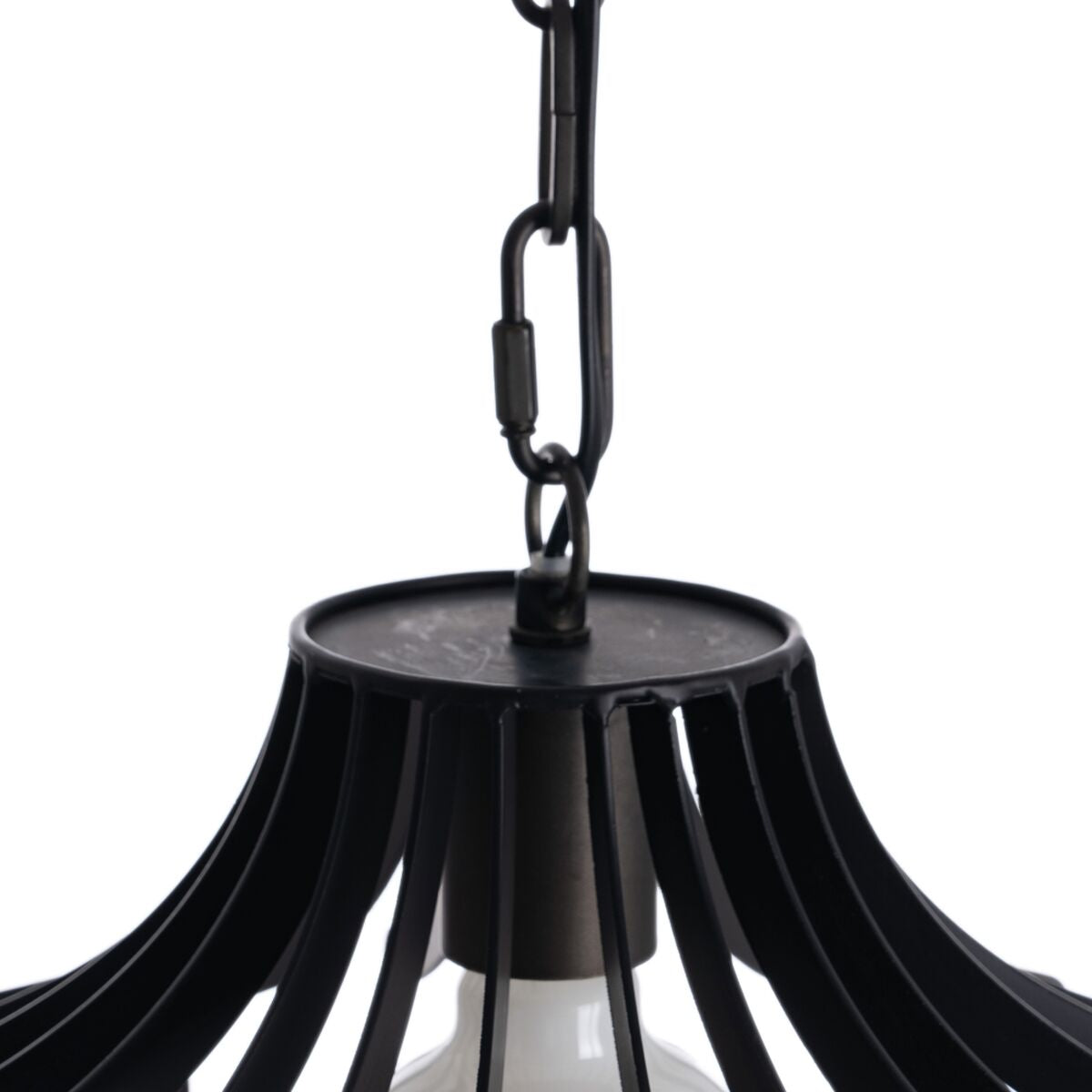 Ceiling Lamp 35 x 35 x 31 cm Black Metal