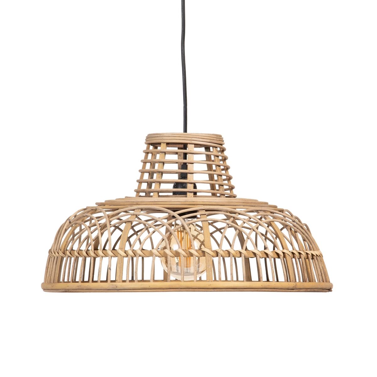 Ceiling Lamp 51.5 x 51.5 x 30 cm Natural (2 Units)