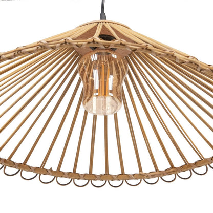 Ceiling Lamp 57 x 57 x 20.5 cm Natural Bamboo 220 V 240 V 60 W (2 Units)