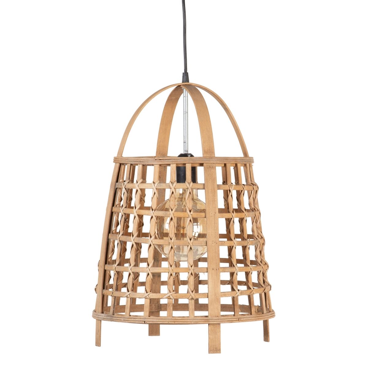 Ceiling Lamp 33.5 x 33.5 x 48.5 cm Natural Bamboo 220 V 240 V 60 W