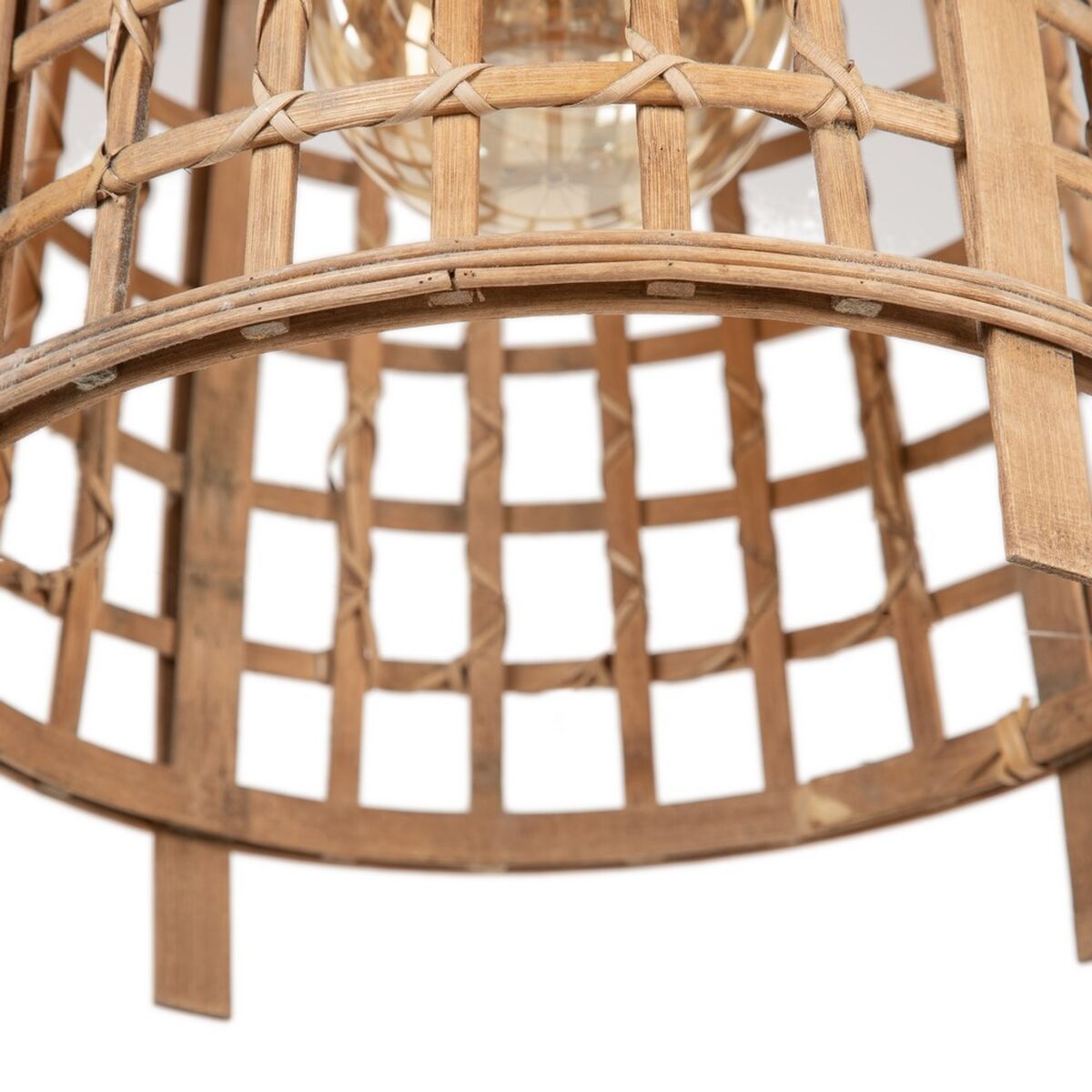 Ceiling Lamp 33.5 x 33.5 x 48.5 cm Natural Bamboo 220 V 240 V 60 W