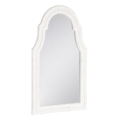 Wall mirror 63 x 3 x 110 cm White Fir wood