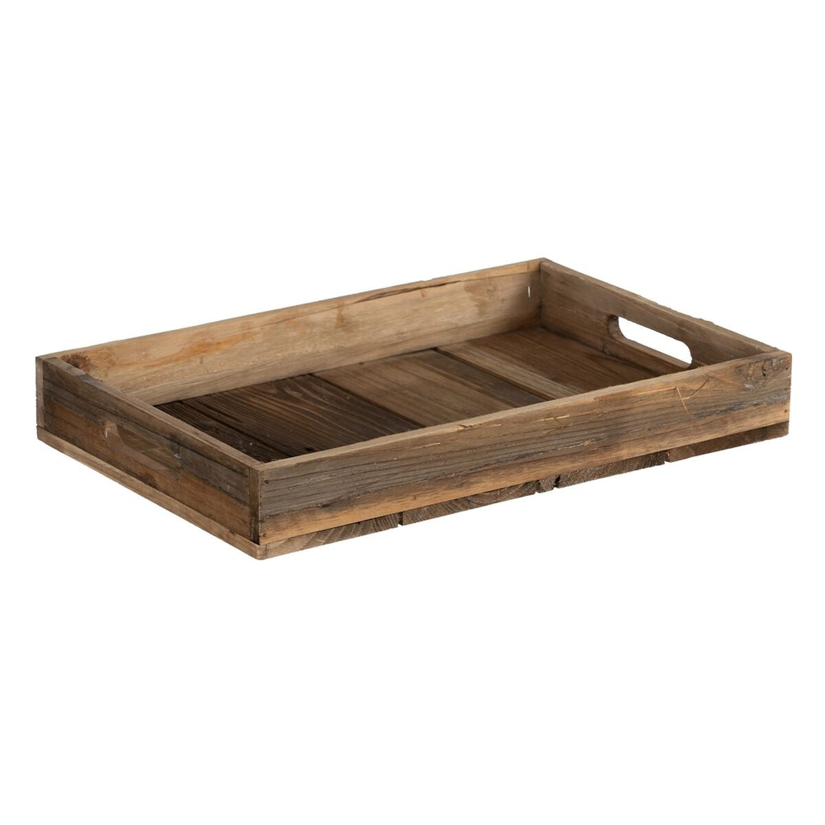 Snack Tray 48 x 32 x 6 cm Natural Fir Wood 3 Pieces