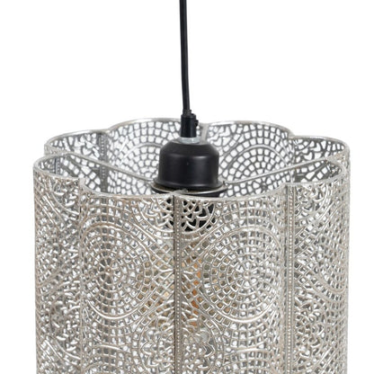 Ceiling Lamp 24 x 24 x 30.5 cm Silver Metal