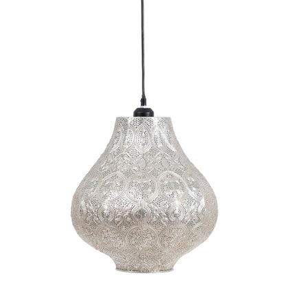 Ceiling Lamp 32 x 32 x 37.5 cm Silver Metal