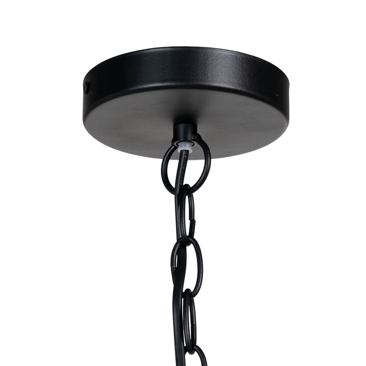 Ceiling Lamp 50 x 50 x 80 cm Black Metal Wood