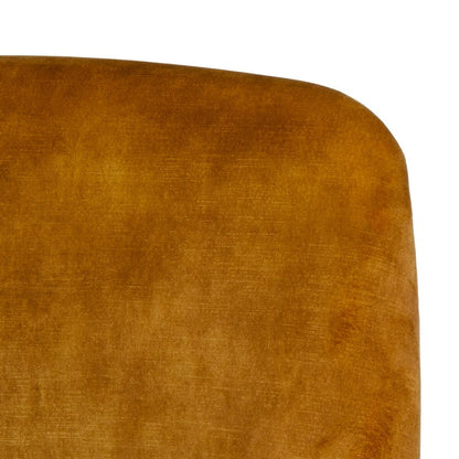 Sillón 77 x 64 x 88 cm Tejido Sintético Madera Ocre