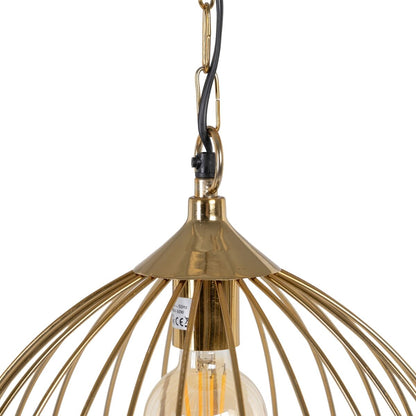 Golden Iron Ceiling Lamp 36 x 36 x 40 cm