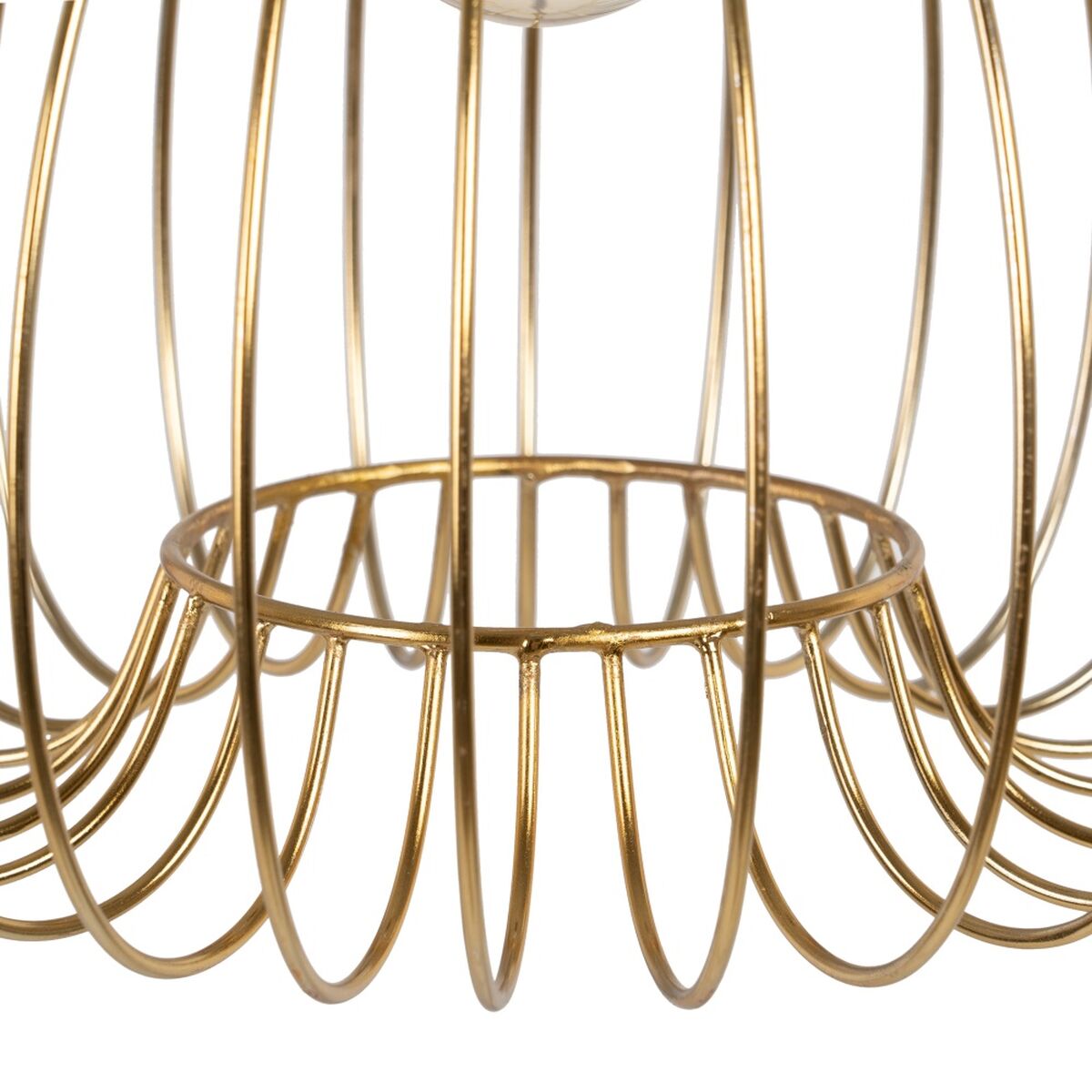 Golden Iron Ceiling Lamp 36 x 36 x 40 cm