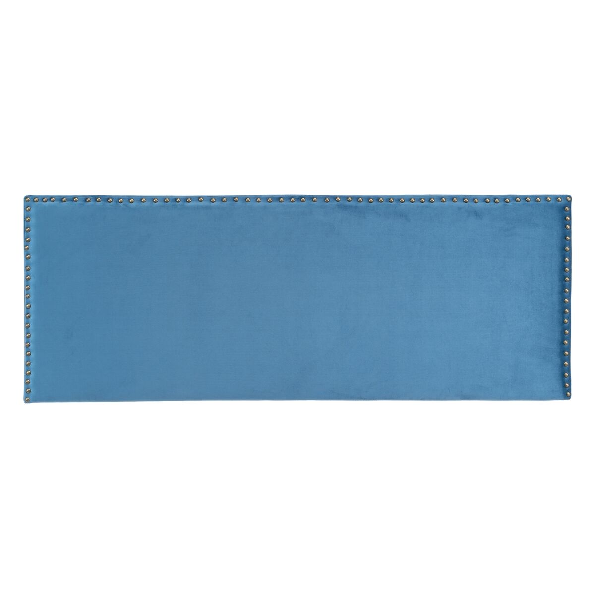 Cabecero de Cama 160 x 6 x 60 cm Tejido Sintético Azul