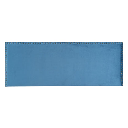 Cabecero de Cama 160 x 6 x 60 cm Tejido Sintético Azul