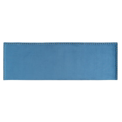 Cabecero de Cama 180 x 6 x 60 cm Tejido Sintético Azul